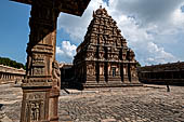 The great Chola temples of Tamil Nadu - The Airavatesvara temple of Darasuram. The Vimana.